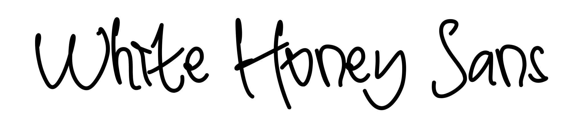 White Honey Sans