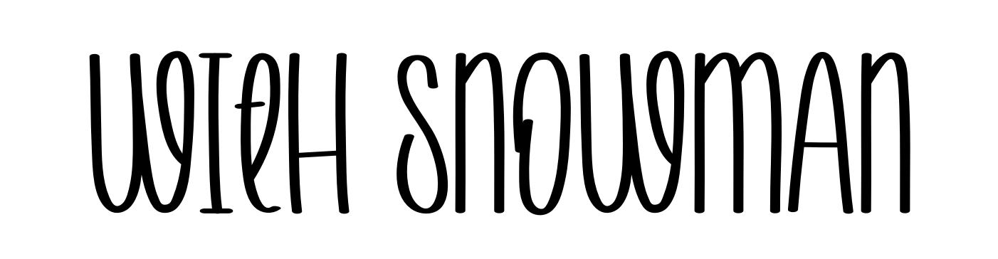 With Snowman