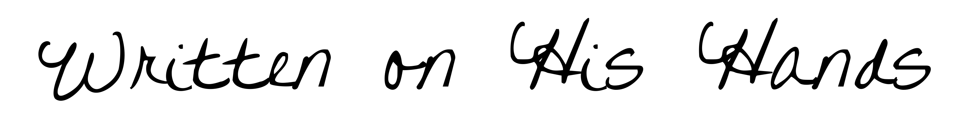 Written on His Hands