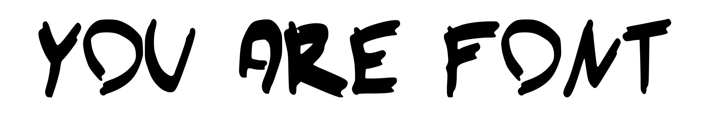 You Are Font