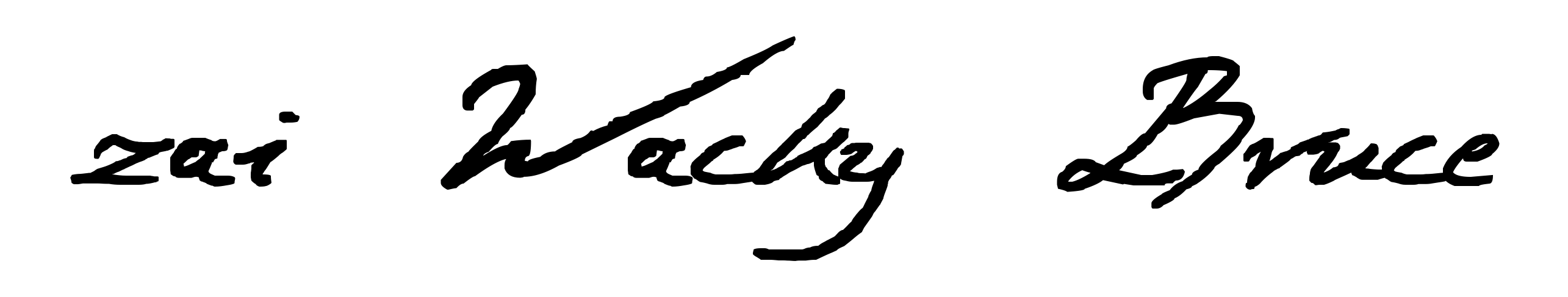zai Wacky Bruce