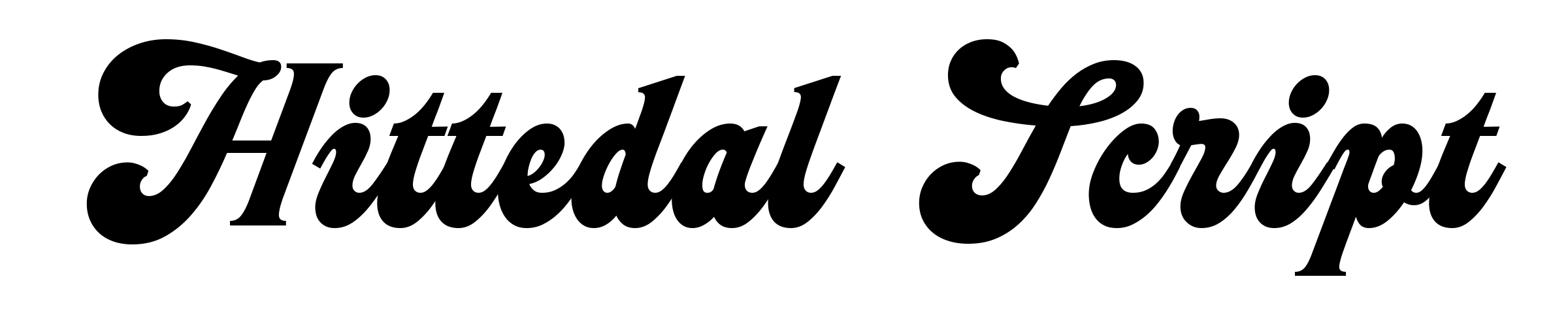 Hittedal Script