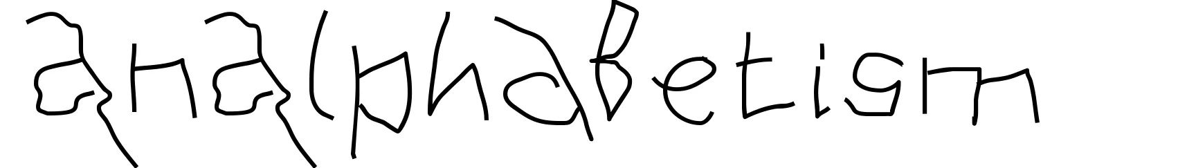 AnAlphaBetism