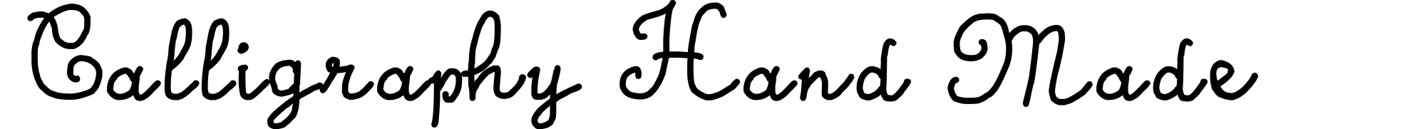 Calligraphy Hand Made