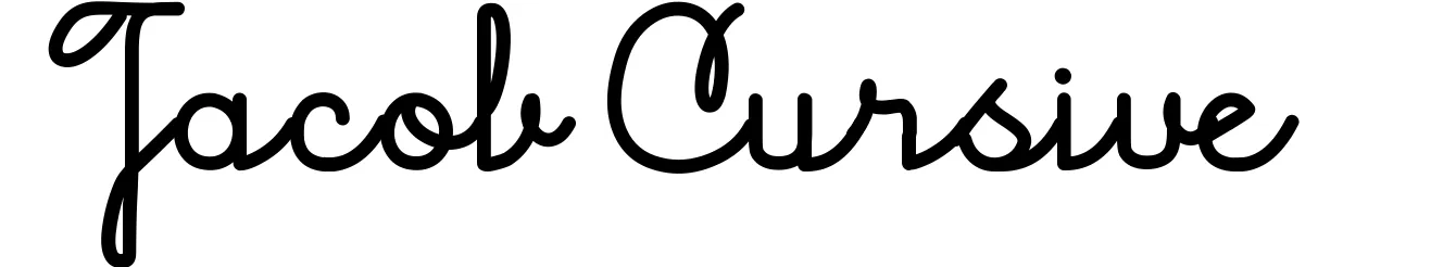Jacob Cursive