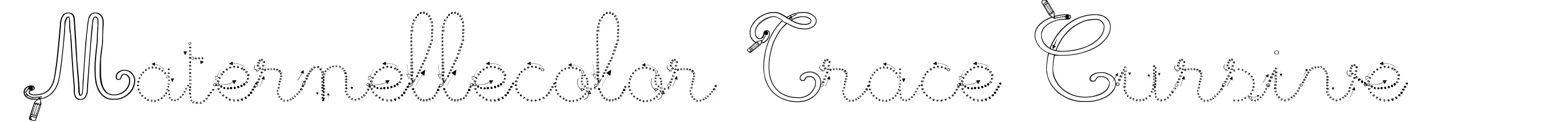 Maternellecolor Trace Cursive