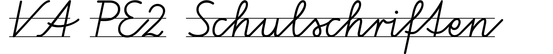 VA PE2 Schulschriften