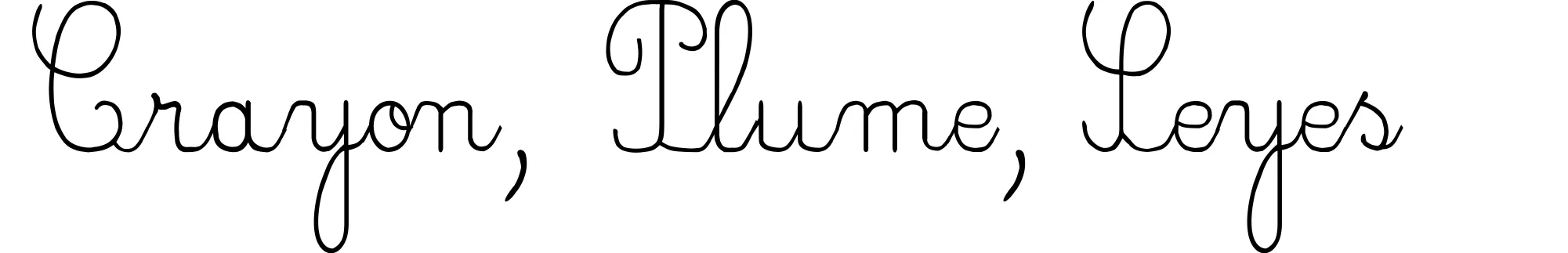 Crayon, Plume, Seyes