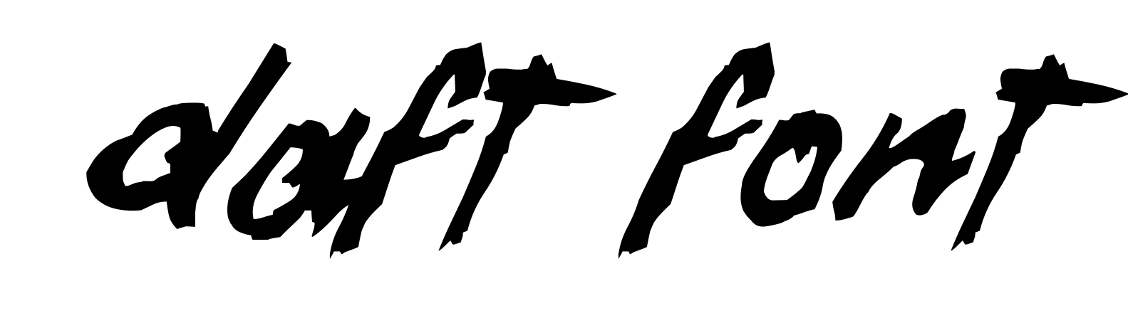 Daft Font