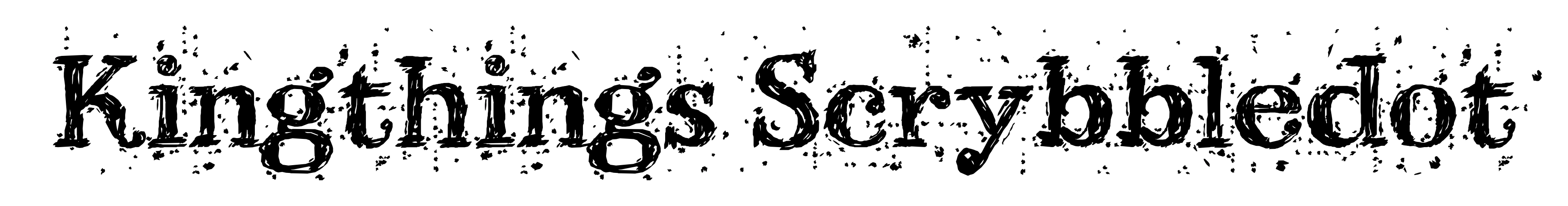 Kingthings Scrybbledot