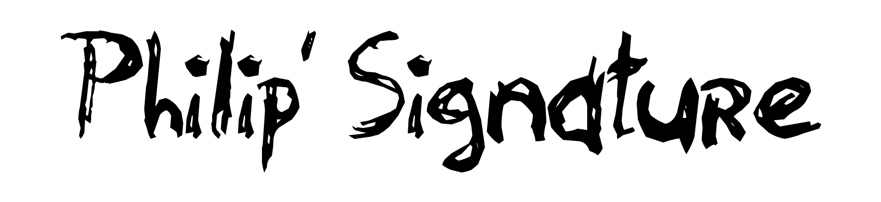 Philip' Signature