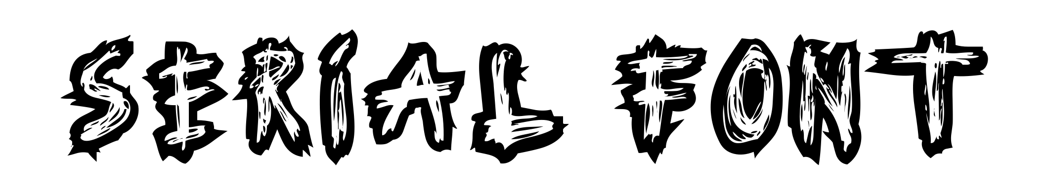 Serial Font