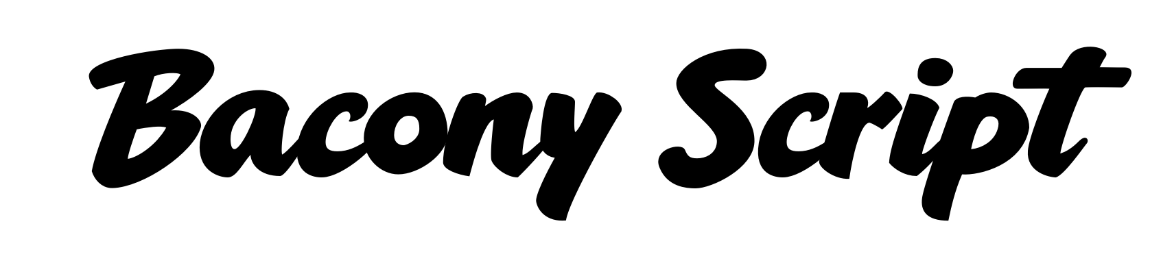 Bacony Script