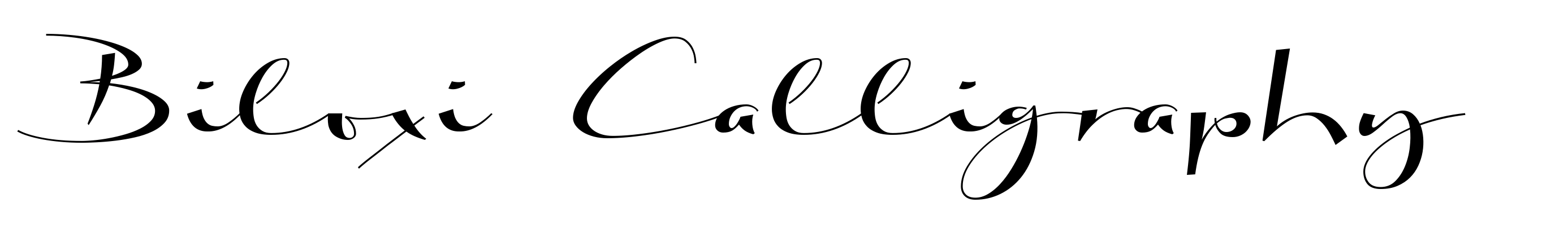 Biloxi Calligraphy