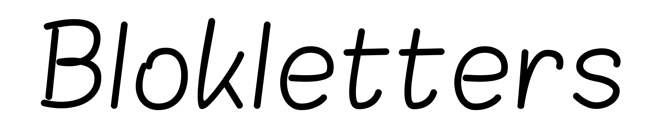 Blokletters