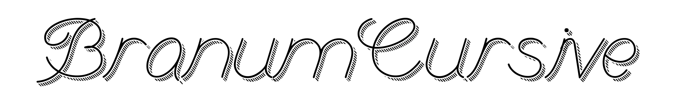 Branum Cursive