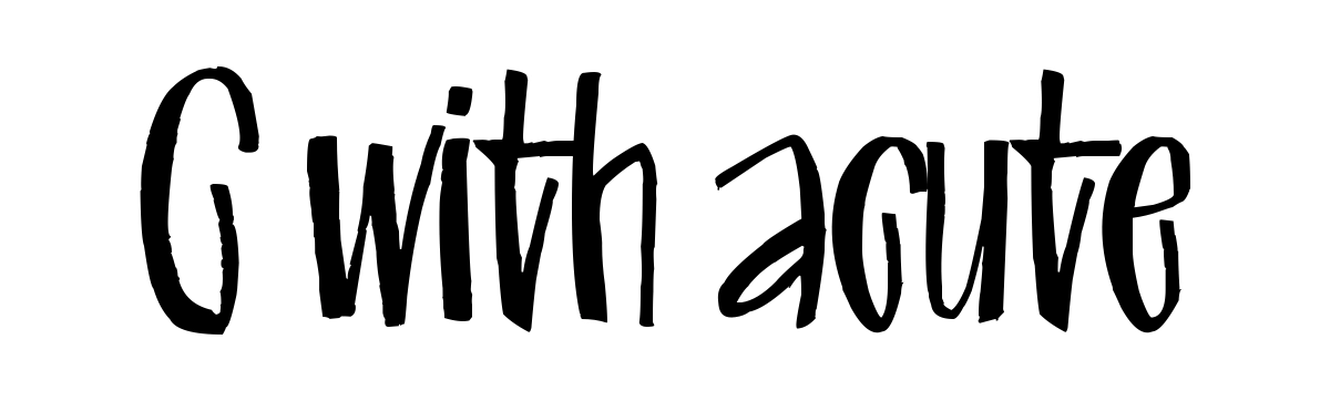 C with acute