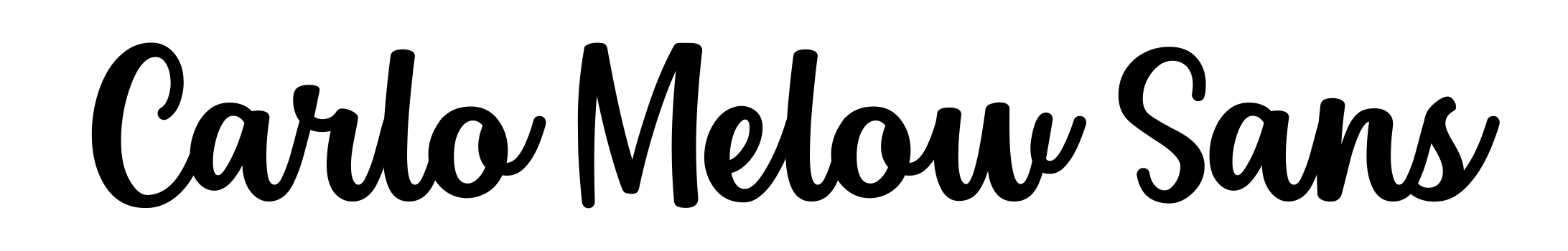 Carlo Melow Sans