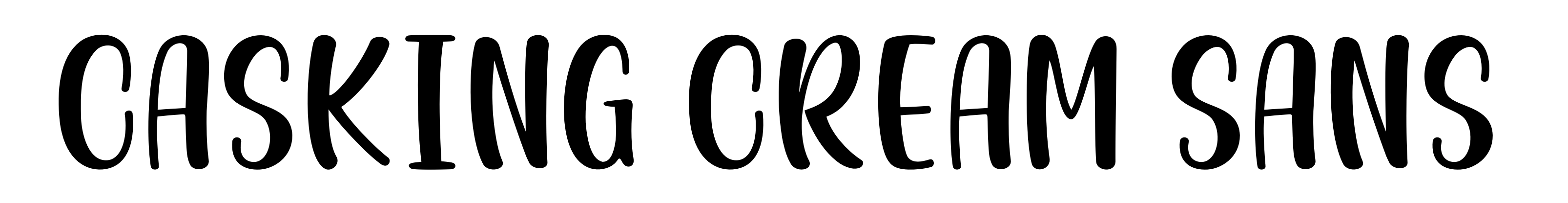 Casking Cream Sans