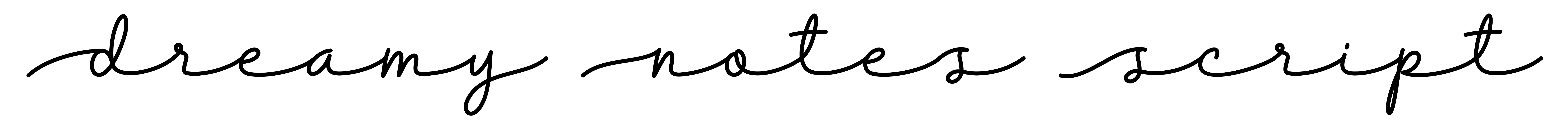 Dreamy Notes Script