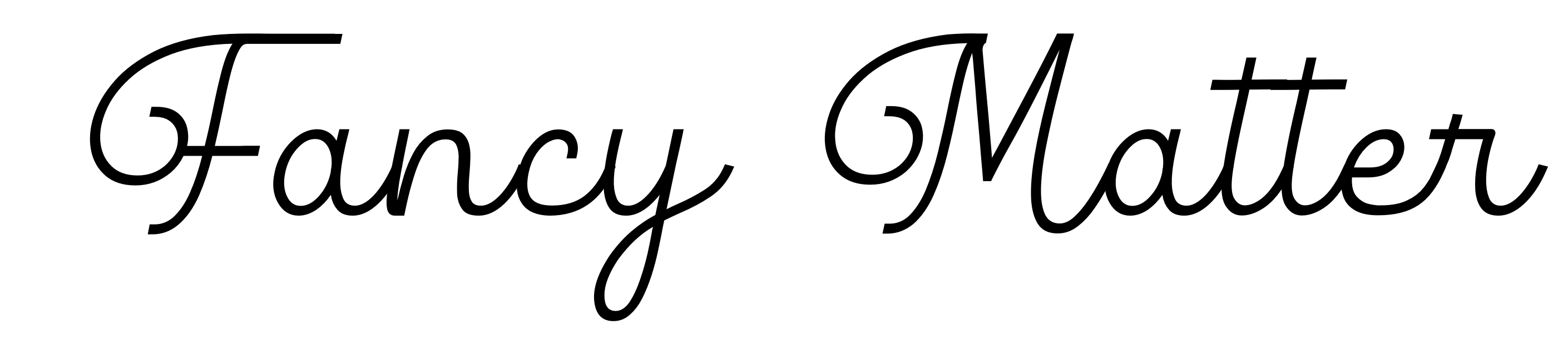 Fancy Matter