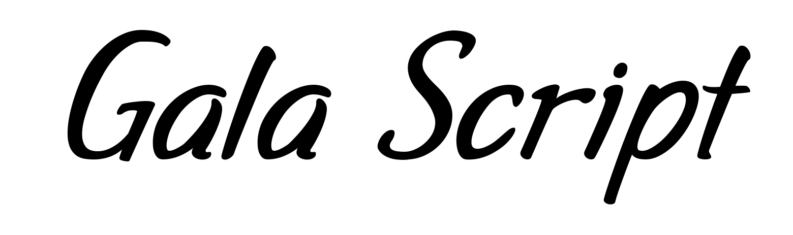 Gala Script