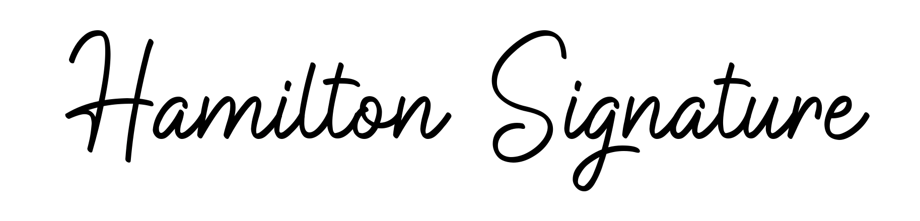 Hamilton Signature