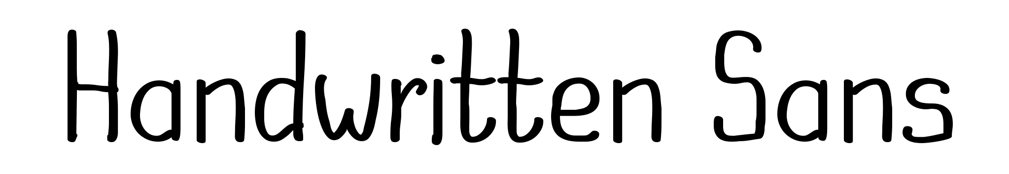 Handwritten Sans