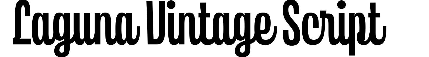 Laguna Vintage Script