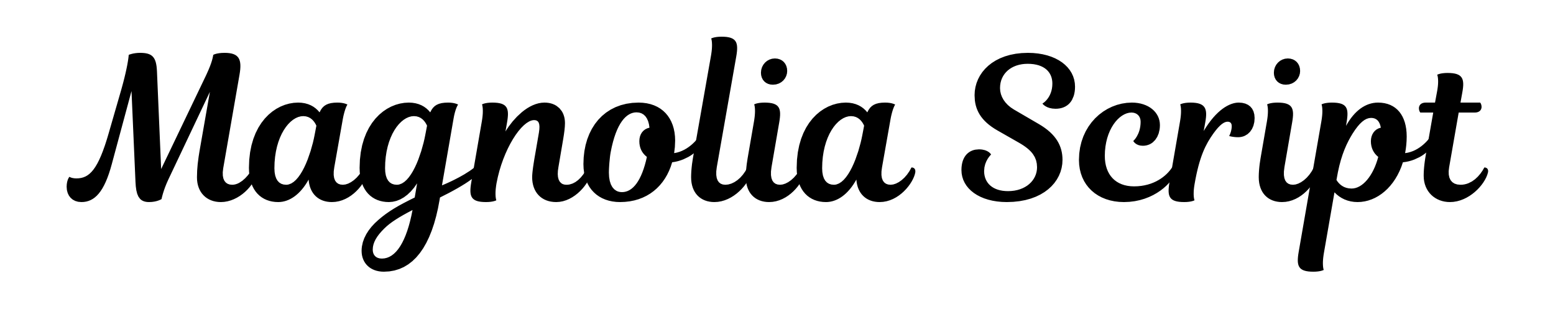 Magnolia Script