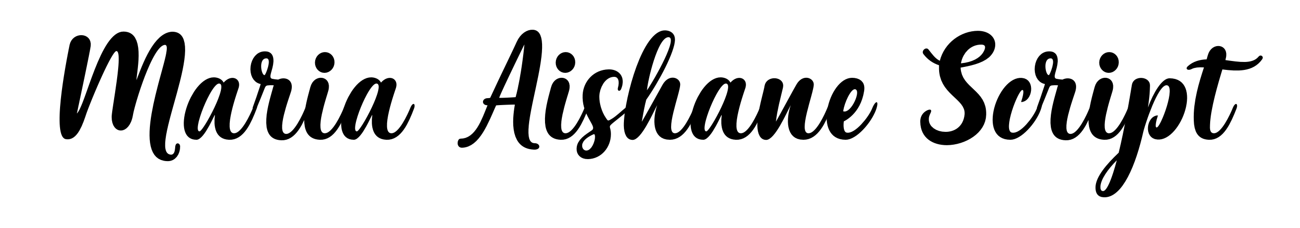 Maria Aishane Script