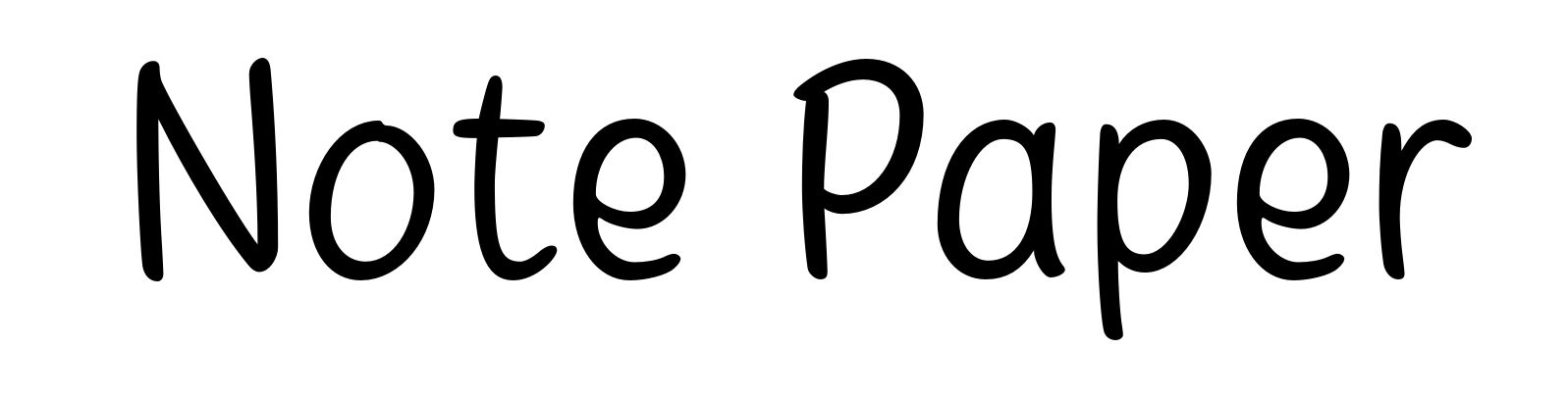 Note Paper