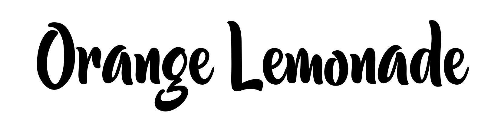 Orange Lemonade