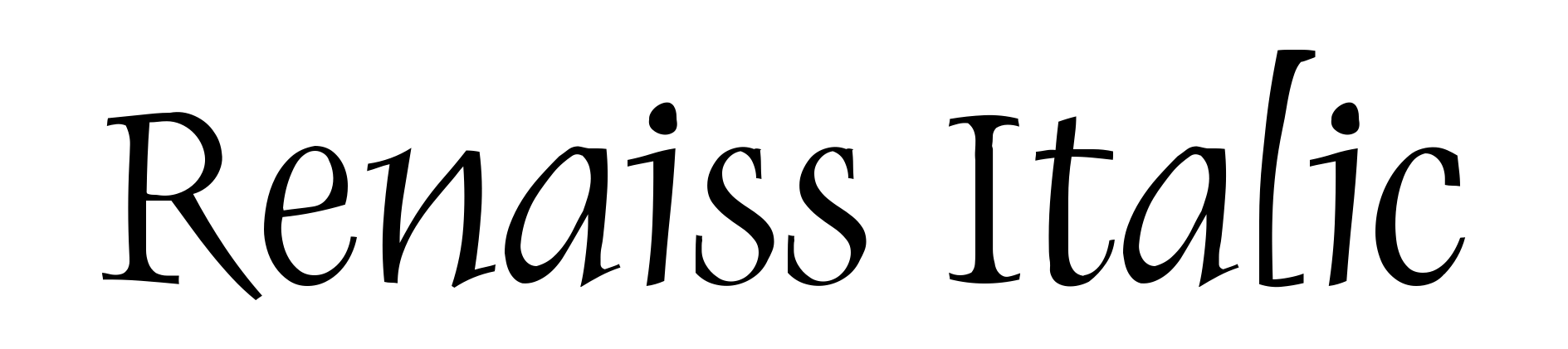Renaiss Italic