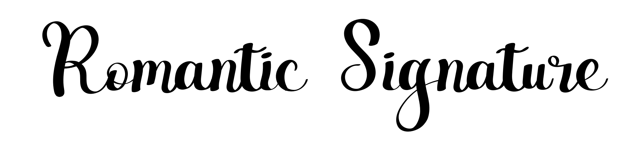 Romantic Signature