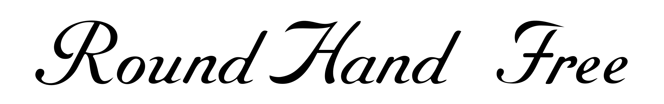 RoundHand Free