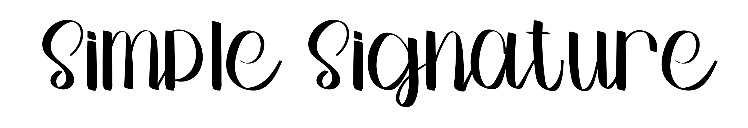 Simple Signature