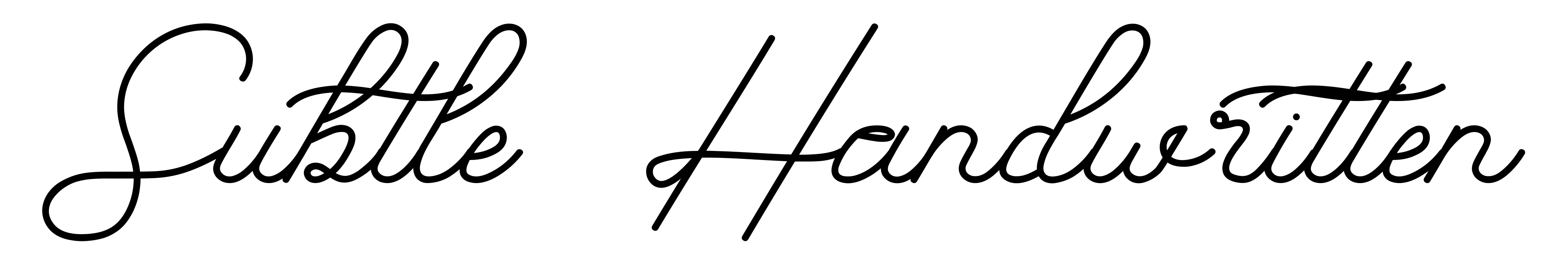 Subtle Handwritten
