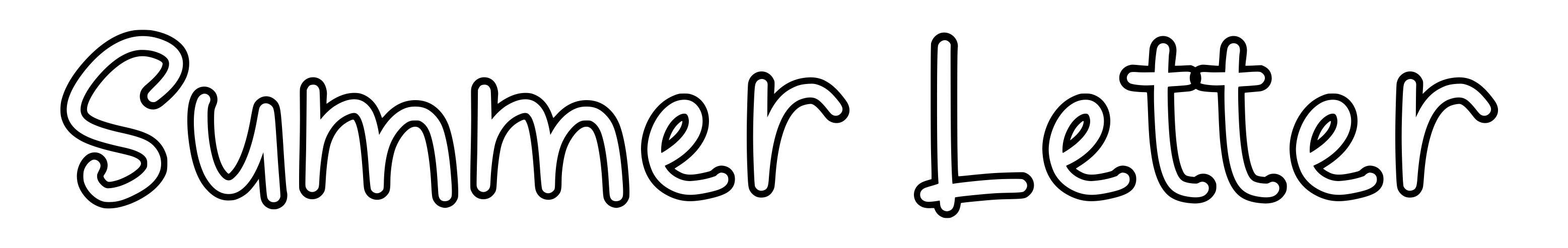Summer Letter