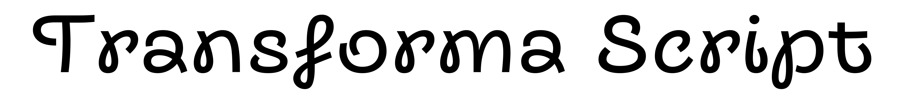 Transforma Script