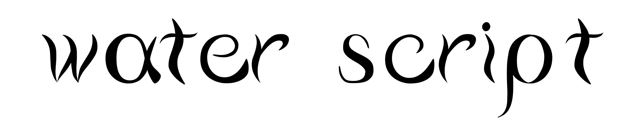 Water script