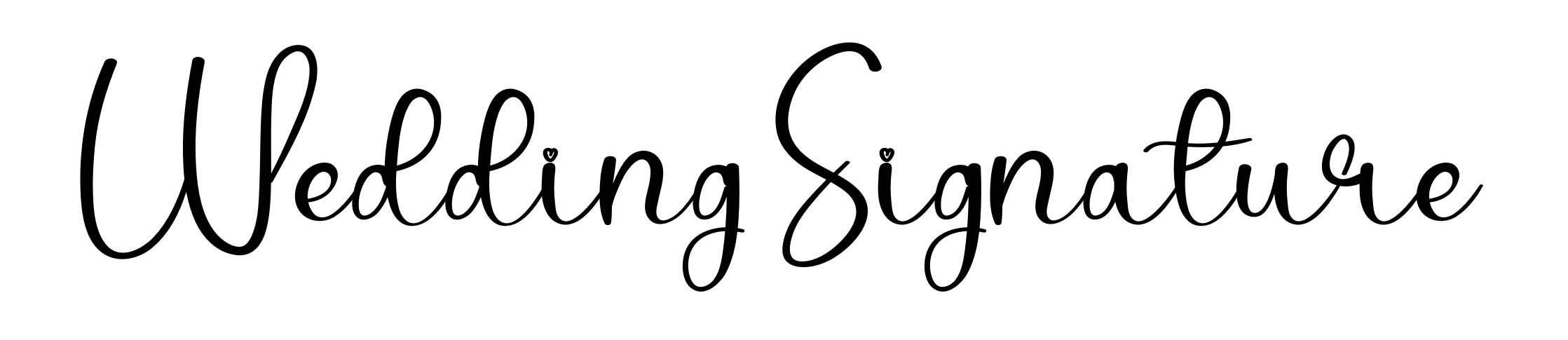 Wedding Signature