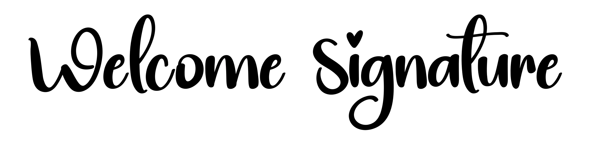Welcome Signature