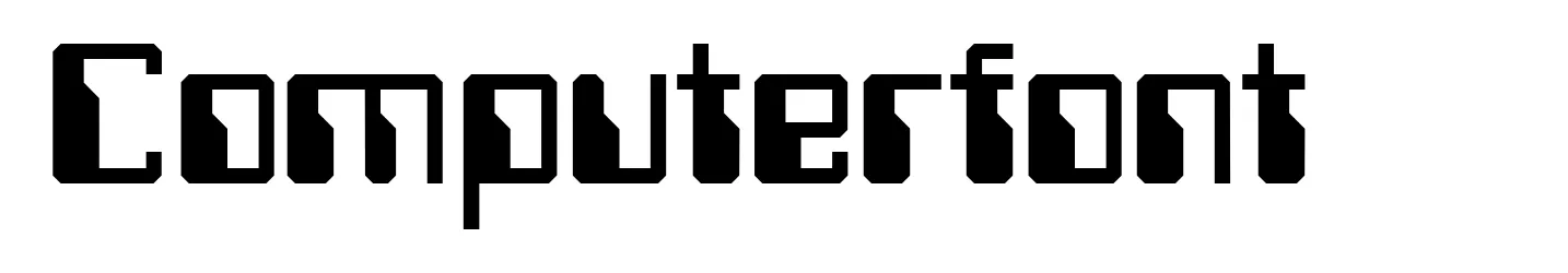 Computerfont