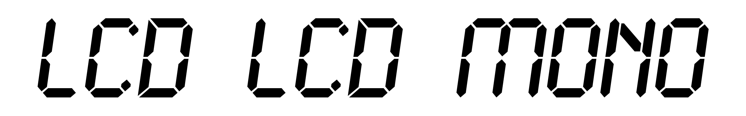 LCD LCD Mono