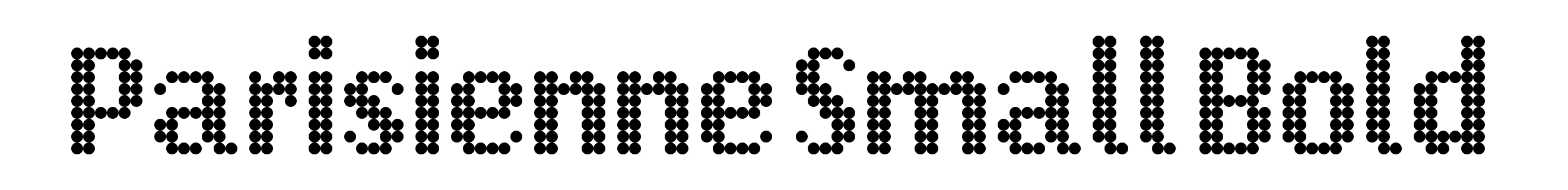 Parisienne Small Bold