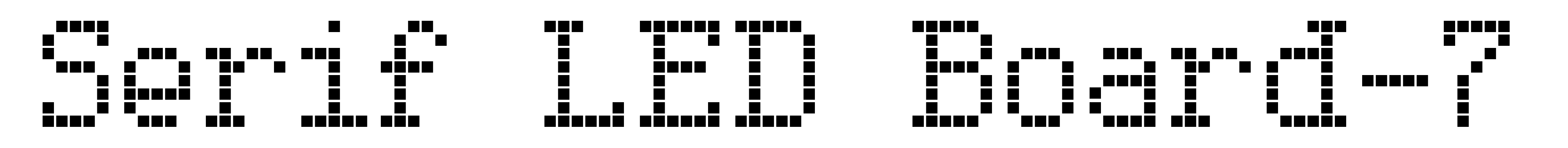 Serif LED Board-7