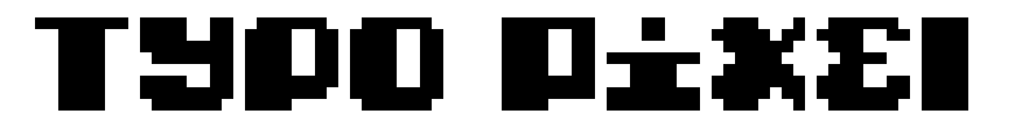 Typo Pixel