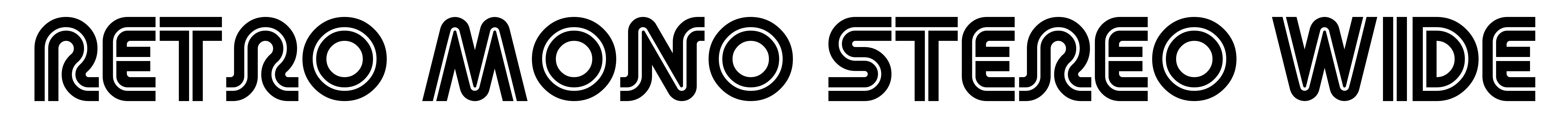 Retro Mono Stereo Wide