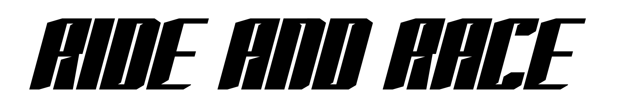 Ride And Race